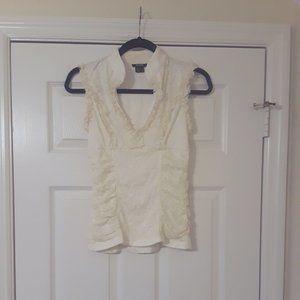 COPY - Women's White Frilled Shirt